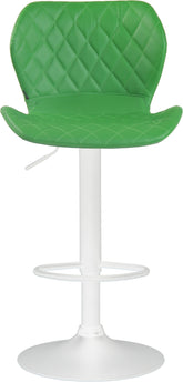 TPFLiving Barhocker Cora Gestell weiß Kunstleder